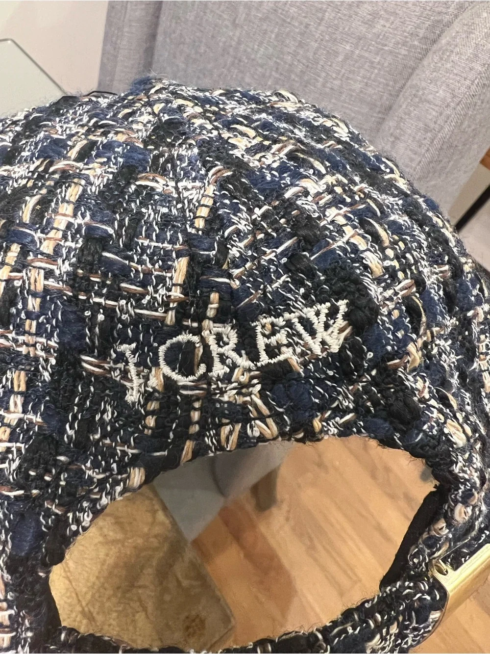 J.Crew Tweed Baseball Cap